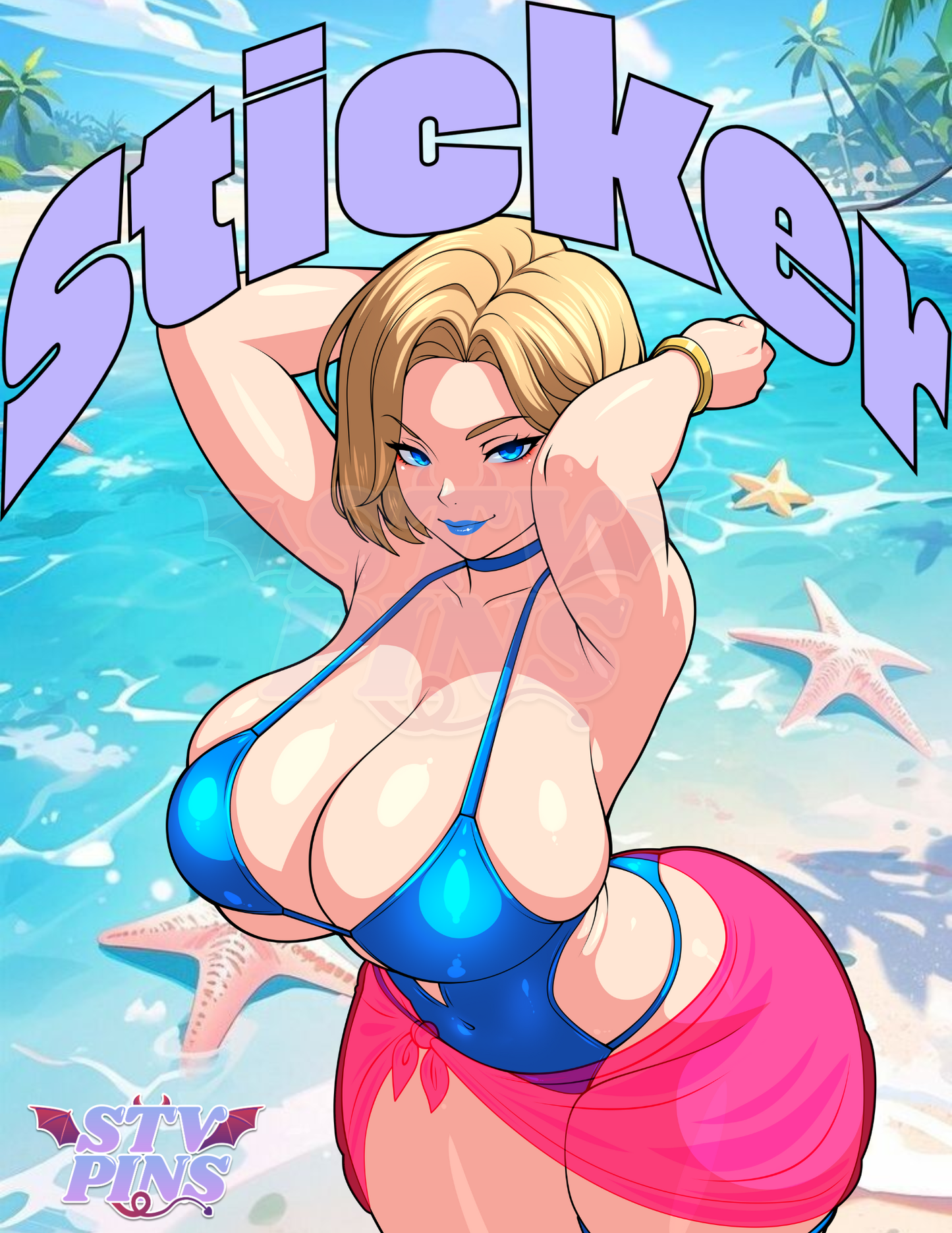 Emma Frost Sticker SFW