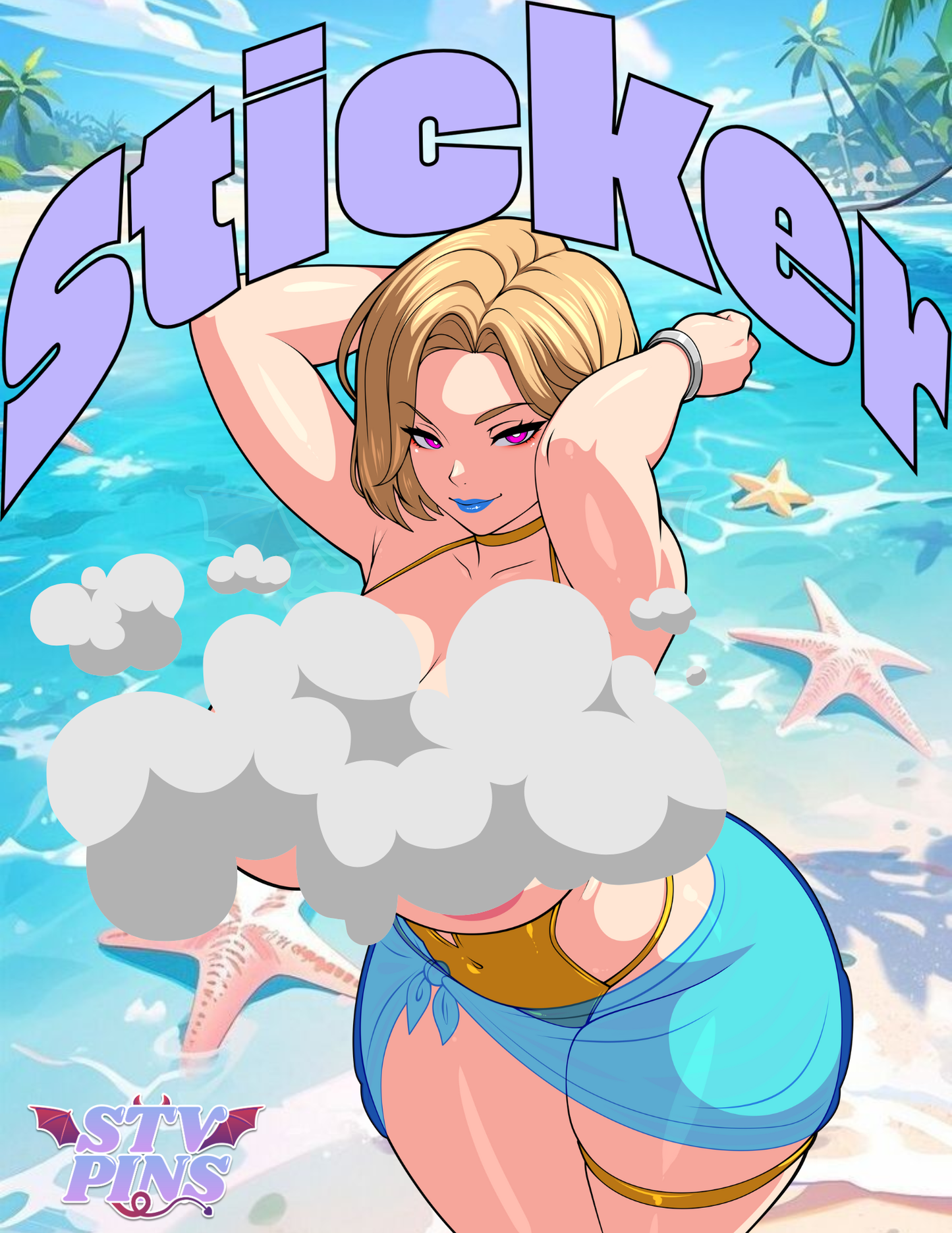 Emma Frost Sticker NSFW