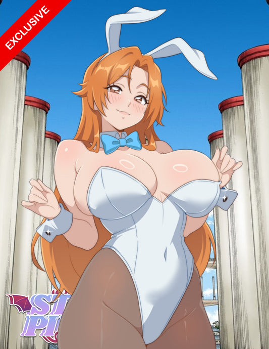 Orihime Bunny In Hand SFW
