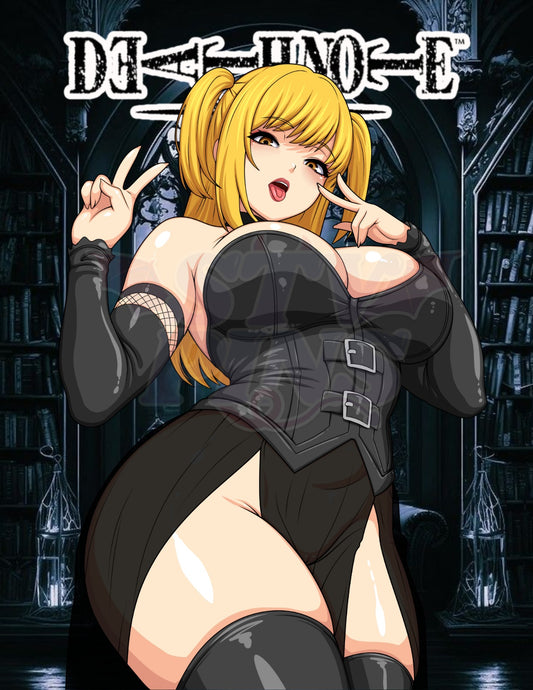 Misa Goth Black Hard Enamel Pin